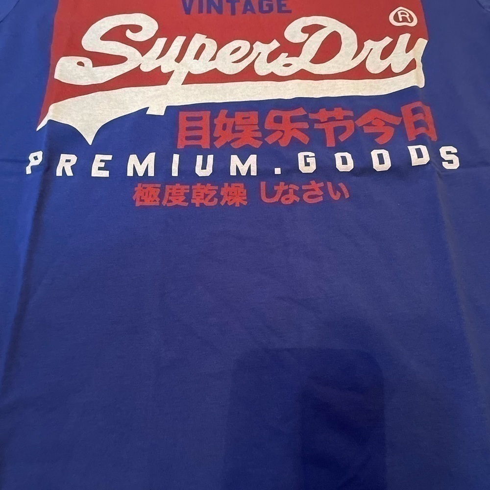 SUPERDRY Organic Cotton Vintage Logo T-Shirt - Picture 8 of 9